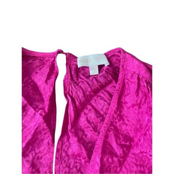 Ronny Kobo Silk Blend Leopard Blouse – Size XS - Picture 3 of 7